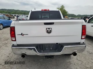 2018 Ram 1500 Lone Star Silver with VIN 1C6RR6LT6JS266013, listed as a Copart auction lot 56895915 with 136,453 mi miles and Salvage title. Bid and sale history available at DreamBid. Image 6.