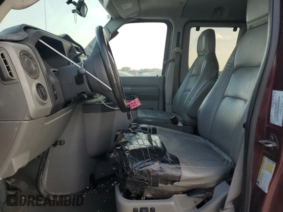 2010 Ford Econoline Wagon XL with VIN 1FMNE1BL8ADA22032, listed as a Copart auction lot 75355174 with 125,262 mi miles and Salvage Title. Bid and sale history available at carsss.com. Image 7.