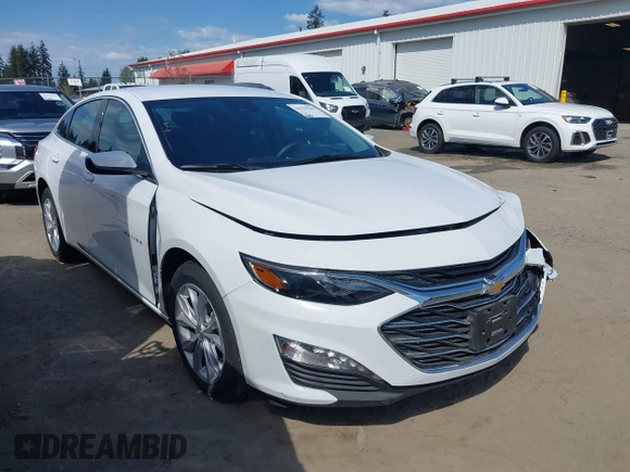 2025 Chevrolet Malibu LT with VIN 1G1ZD5ST8SF145683, listed as a IAAI auction lot 41933527 with 8,884 mi miles and . Bid and sale history available at DreamBid. Image 1.
