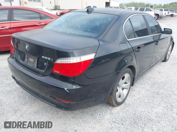 2008 BMW 5 Series 528i with VIN WBANU53578CT00673, listed as a IAAI auction lot 41960389 with 142,409 mi miles and . Bid and sale history available at carsss.com. Image 4.