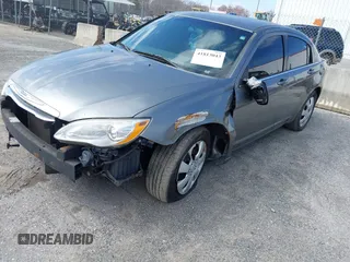 2011 Chrysler 200 LX with VIN 1C3BC4FBXBN599547, listed as a IAAI auction lot 41813043 with 1 mi miles. Bid and sale history available at carsss.com. Image 16.