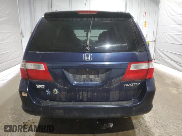 2005 Honda Odyssey LX with VIN 5FNRL38295B085368, listed as a Copart auction lot 47393075 with 250,011 mi miles and Salvage Title. Bid and sale history available at carsss.com. Image 6.
