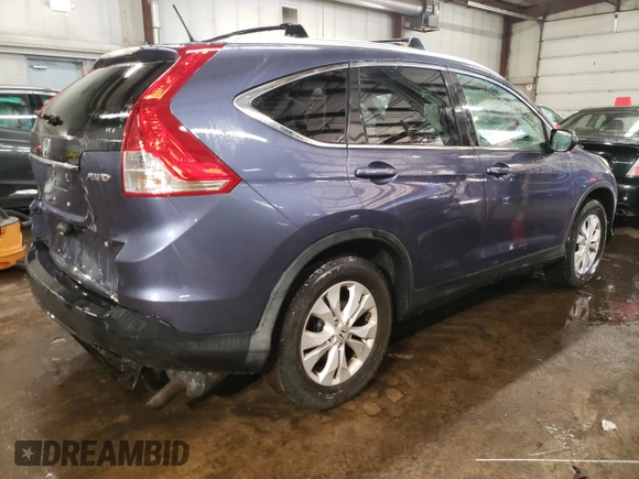 2013 Honda CR-V EX with VIN 5J6RM4H50DL047952, listed as a Copart auction lot 84505604 with 180,275 mi miles and Salvage Title. Bid and sale history available at carsss.com. Image 3.