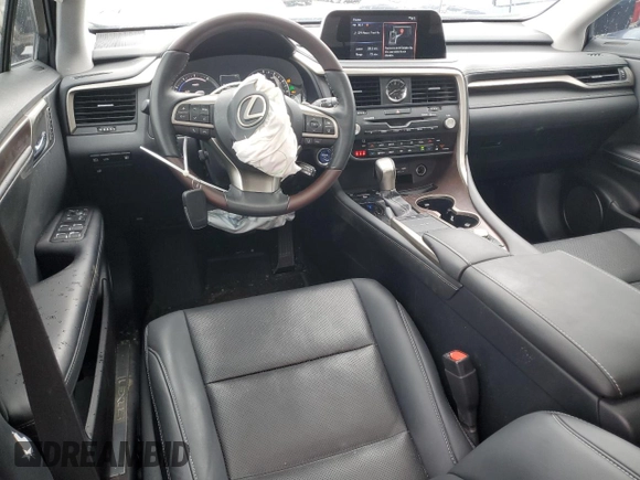2020 Lexus RX 450h with VIN 2T2HGMDA0LC047964, listed as a Copart auction lot 58423355 with 26,140 mi miles and Salvage title. Bid and sale history available at DreamBid. Image 8.