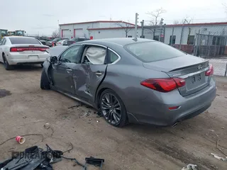 2017 Infiniti Q70L 3.7 with VIN JN1BY1PR9HM210745, listed as a IAAI auction lot 41511737 with 75,978 mi miles. Bid and sale history available at carsss.com. Image 3.