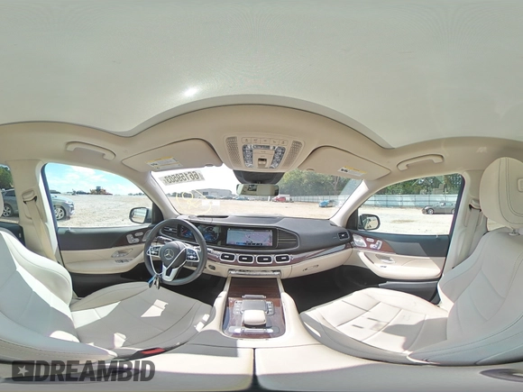 2022 Mercedes-Benz GLS with VIN 4JGFF5KE0NA677903, listed as a Copart auction lot 66159503 with 24,669 mi miles. Bid and sale history available at carsss.com. Image 14.