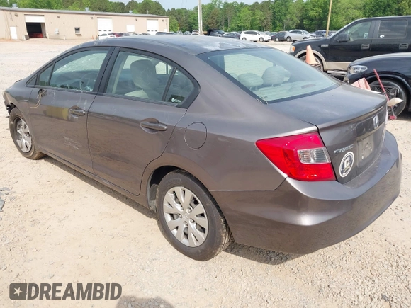 2012 Honda Civic LX with VIN 2HGFB2F57CH528266, listed as a IAAI auction lot 42094846 with 120,244 mi miles and . Bid and sale history available at DreamBid. Image 3.