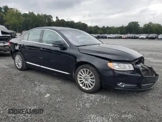 2013 Volvo S80 3.2L with VIN YV1952AS7D1167907, listed as a Copart auction lot 72193824 with 197,468 mi miles and Salvage Title. Bid and sale history available at carsss.com. Image 4.