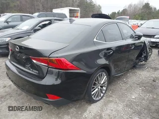 2017 Lexus IS with VIN JTHBA1D24H5060254, listed as a IAAI auction lot 41501664 with 185,562 mi miles. Bid and sale history available at carsss.com. Image 4.