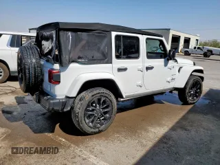 2024 Jeep Wrangler Sahara with VIN 1C4RJXP64RW274769, listed as a Copart auction lot 55928655 with Not provided miles and Clean title. Bid and sale history available at DreamBid. Image 3.