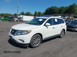 2015 Nissan Pathfinder Platinum with VIN 5N1AR2MMXFC615001, listed as a IAAI auction lot 42810501 with 206,247 mi miles and . Bid and sale history available at DreamBid. Image 17.