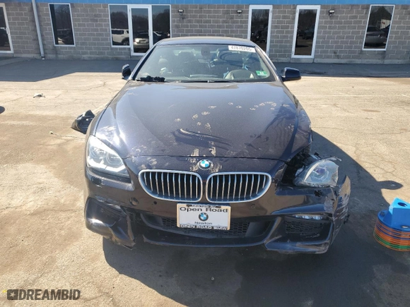 2012 BMW 6 Series 650i xDrive with VIN WBALX5C57CC893877, listed as a Copart auction lot 47870205 with 66,788 mi miles and Salvage Title. Bid and sale history available at carsss.com. Image 5.