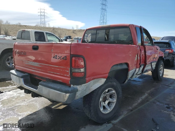 1998 Dodge Ram 1500 with VIN 3B7HF13Z2WG114846, listed as a Copart auction lot 49402725 with 228,327 mi miles and Salvage Title. Bid and sale history available at carsss.com. Image 3.