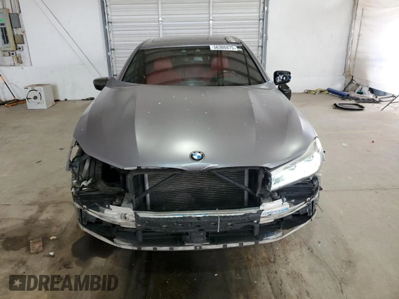 2017 BMW 7 Series 750i with VIN WBA7F0C31HGM22359, listed as a Copart auction lot 56306875 with 90,642 mi miles and Salvage title. Bid and sale history available at DreamBid. Image 5.