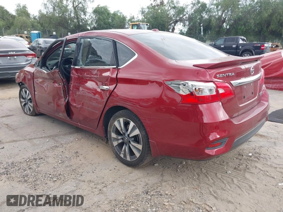 2019 Nissan Sentra SV with VIN 3N1AB7AP0KY411381, listed as a IAAI auction lot 41912348 with 61,965 mi miles and . Bid and sale history available at DreamBid. Image 3.