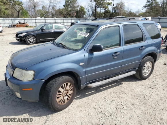 2005 Mercury Mariner Luxury with VIN 4M2CU57175DJ26167, listed as a Copart auction lot 50492065 with 89,736 mi miles and Salvage Title. Bid and sale history available at carsss.com. Image 1.