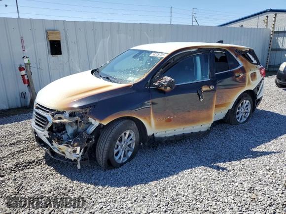 2020 Chevrolet Equinox LT with VIN 3GNAXUEV4LS541858, listed as a Copart auction lot 53329705 with 50,785 mi miles and Salvage Title. Bid and sale history available at DreamBid. Image 1.