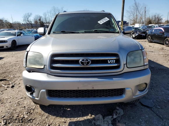 2004 Toyota Sequoia Limited with VIN 5TDBT48A84S226021, listed as a Copart auction lot 47307055 with 209,545 mi miles and Salvage Title. Bid and sale history available at carsss.com. Image 5.