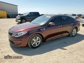 2016 Kia Optima LX with VIN 5XXGT4L33GG019248, listed as a Copart auction lot 61229175 with 77,485 mi miles and Salvage title. Bid and sale history available at DreamBid. Image 1.