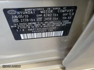 2011 Hyundai Azera GLS with VIN KMHFC4DD3BA533068, listed as a Copart auction lot 81233384 with 0 mi miles and Salvage Title. Bid and sale history available at carsss.com. Image 12.