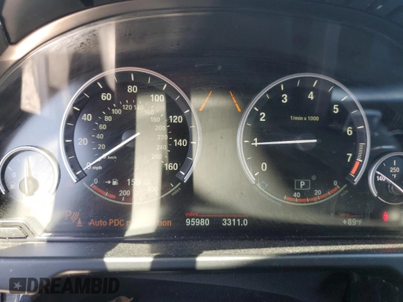 2018 BMW X5 xDrive35i with VIN 5UXKR0C5XJ0X87867, listed as a Copart auction lot 51320055 with 95,980 mi miles and Salvage Title. Bid and sale history available at carsss.com. Image 9.