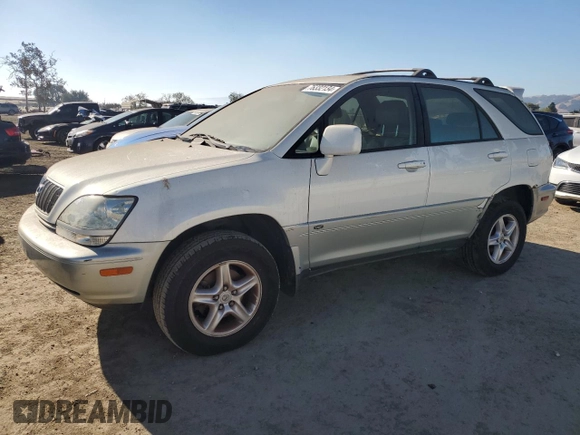 2002 Lexus RX 300 with VIN JTJHF10U820238737, listed as a Copart auction lot 76332134 with 172,219 mi miles and Clean Title. Bid and sale history available at carsss.com. Image 1.