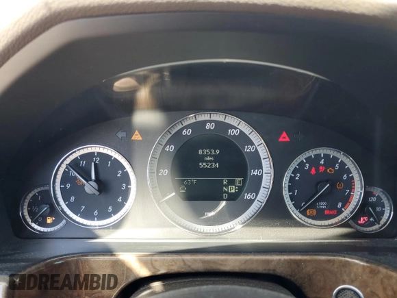 2011 Mercedes-Benz E 350 Luxury with VIN WDDHH8HB7BA344864, listed as a Copart auction lot 47539985 with 55,234 mi miles and Salvage Title. Bid and sale history available at DreamBid. Image 9.