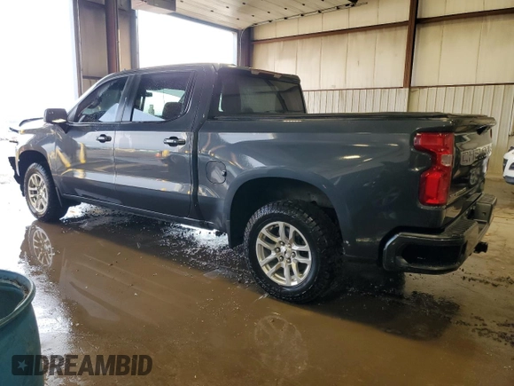 2021 Chevrolet Silverado 1500 RST with VIN 1GCUYEET2MZ325602, listed as a Copart auction lot 47352065 with 46,731 mi miles and Salvage Title. Bid and sale history available at carsss.com. Image 2.