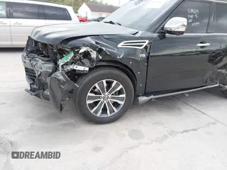 2020 Nissan Armada SL with VIN JN8AY2NC2LX519725, listed as a IAAI auction lot 41728867 with 98,877 mi miles. Bid and sale history available at carsss.com. Image 6.