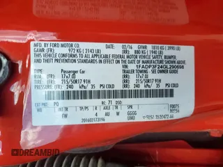 2016 Ford Focus SE с VIN 1FADP3F24GL290698, выставлен на аукционе Copart как лот 62828255 с пробегом 144 510 миль миль и Чистый • Clean title. История ставок и продаж доступна на DreamBid. Изображение 13.