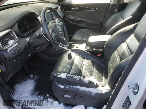2018 Kia Sorento SX with VIN 5XYPKDA50JG362982, listed as a Copart auction lot 89136045 with 107,943 mi miles and Salvage Title. Bid and sale history available at DreamBid. Image 7.