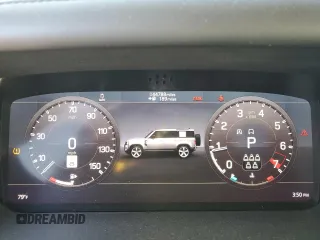 2020 Land Rover Defender HSE z VIN SALE9EEU0L2013353, wystawiony jako Copart lot #87964645 z przebiegiem 44 788 mil mil oraz Szkoda całkowita • Salvage title. Historia ofert i sprzedaży dostępna na DreamBid. Obrazek 9.