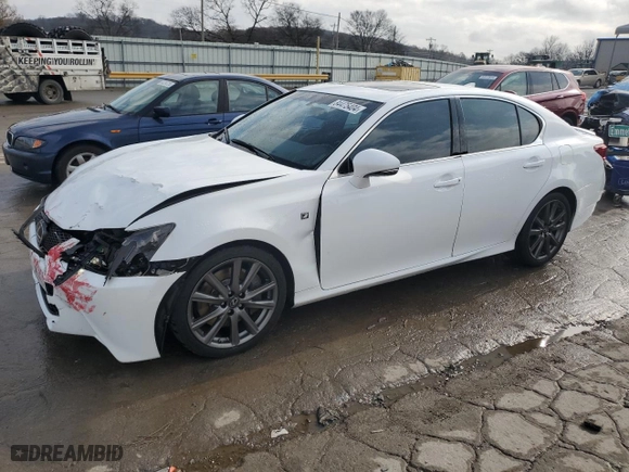 2015 Lexus GS 350 with VIN JTHBE1BL4FA015979, listed as a Copart auction lot 84475404 with 120769 miles and Salvage Title. Bid and sale history available at carsss.com. Image 1.