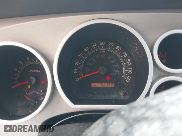 2008 Toyota Tundra z VIN 5TFBV54158X080022, wystawiony jako IAAI lot #38891111 z przebiegiem 183 752 mil mil oraz . Historia ofert i sprzedaży dostępna na DreamBid. Obrazek 7.