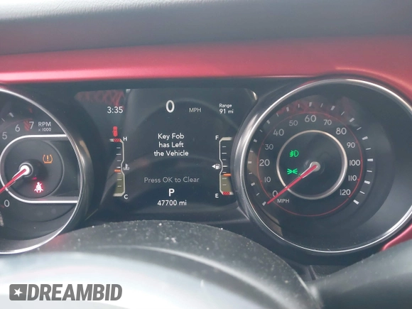 2022 Jeep Wrangler Unlimited Rubicon with VIN 1C4HJXFGXNW127064, listed as a IAAI auction lot 41491203 with 47,700 mi miles and . Bid and sale history available at DreamBid. Image 15.