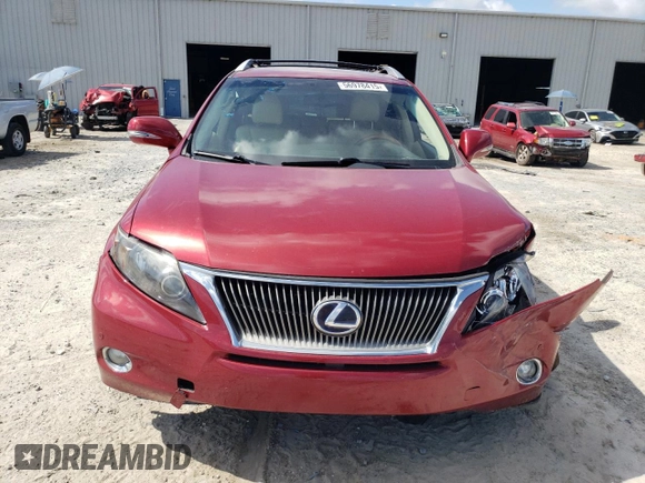 2012 Lexus RX 450h with VIN JTJBC1BA3C2049887, listed as a Copart auction lot 56978415 with 162,626 mi miles and Salvage title. Bid and sale history available at DreamBid. Image 5.