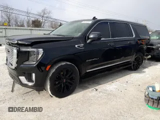 2023 GMC Yukon XL Denali with VIN 1GKS2JKL9PR191668, listed as a Copart auction lot 89132195 with 30,869 mi miles and Salvage Title. Bid and sale history available at carsss.com. Image 1.