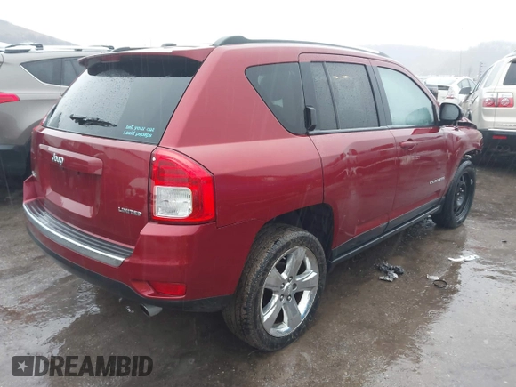 2011 Jeep Compass Limited with VIN 1J4NF5FB5BD169706, listed as a IAAI auction lot 41454128 with 146,267 mi miles. Bid and sale history available at carsss.com. Image 4.