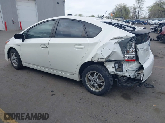 2011 Toyota Prius I with VIN JTDKN3DU1B5327022, listed as a IAAI auction lot 42023631 with 255,638 mi miles and . Bid and sale history available at DreamBid. Image 3.