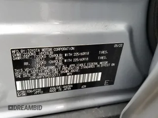 2023 Toyota RAV4 Hybrid SE with VIN JTM16RFV7PD100111, listed as a Copart auction lot 56682135 with 32,198 mi miles and Salvage title. Bid and sale history available at DreamBid. Image 13.