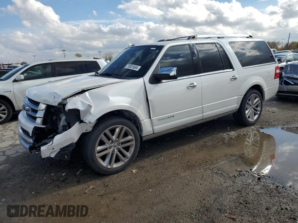 2017 Ford Expedition EL Platinum with VIN 1FMJK1MT6HEA38772, listed as a Copart auction lot 79301634 with 228,944 mi miles and Salvage Title. Bid and sale history available at carsss.com. Image 1.