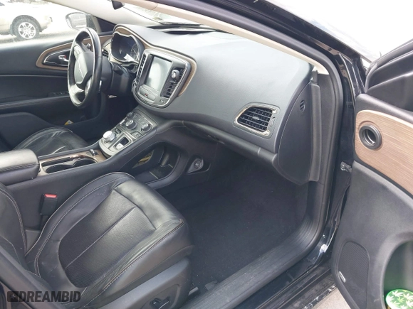 2015 Chrysler 200 C with VIN 1C3CCCEG2FN610445, listed as a IAAI auction lot 41759325 with 143,620 mi miles. Bid and sale history available at carsss.com. Image 5.