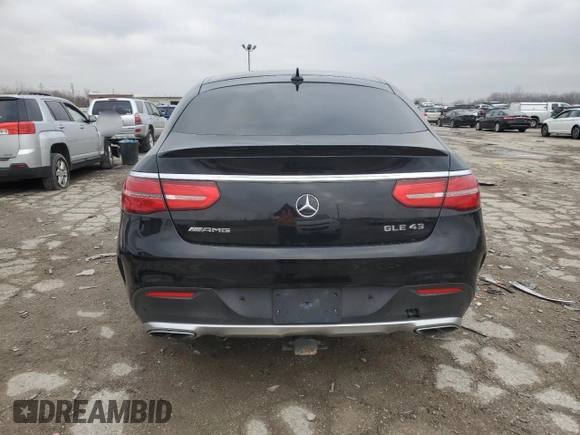2017 Mercedes-Benz GLE 43 AMG with VIN 4JGED6EB3HA064011, listed as a Copart auction lot 85243874 with 95,518 mi miles and Salvage title. Bid and sale history available at DreamBid. Image 6.