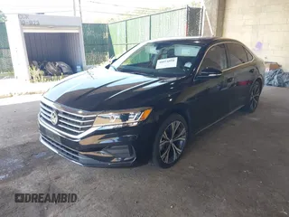 2021 Volkswagen Passat SE with VIN 1VWSA7A34MC008594, listed as a IAAI auction lot 40054898 with 78,664 mi miles and . Bid and sale history available at DreamBid. Image 2.