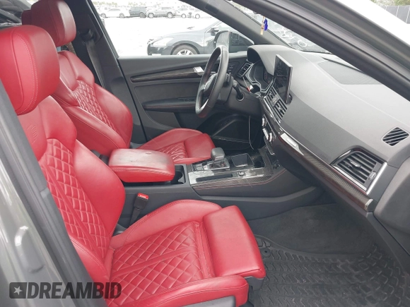 2023 Audi SQ5 Sportback Premium Plus with VIN WA124AFY7P2070703, listed as a IAAI auction lot 40912148 with 19,414 mi miles and . Bid and sale history available at DreamBid. Image 5.