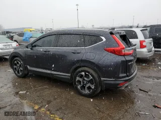 2017 Honda CR-V Touring with VIN 2HKRW2H90HH632306, listed as a Copart auction lot 46893395 with 103,490 mi miles and Salvage Title. Bid and sale history available at carsss.com. Image 2.