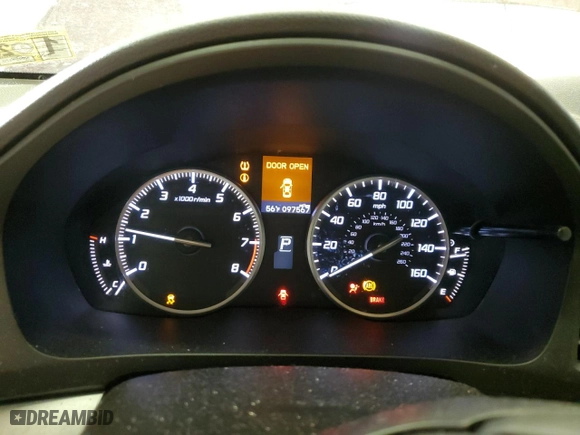 2016 Acura ILX with VIN 19UDE2F38GA016873, listed as a Copart auction lot 48037715 with 97,567 mi miles and Salvage Title. Bid and sale history available at carsss.com. Image 9.