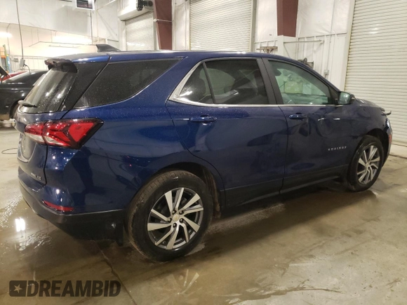 2022 Chevrolet Equinox LT z VIN 3GNAXUEV4NL233974, wystawiony jako Copart lot #50736885 z przebiegiem 17 127 mil mil oraz Szkoda całkowita • Salvage title. Historia ofert i sprzedaży dostępna na DreamBid. Obrazek 3.