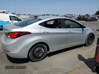2016 Hyundai Elantra SE with VIN 5NPDH4AE8GH758998, listed as a Copart auction lot 60131145 with Not provided miles and Salvage title. Bid and sale history available at DreamBid. Image 3.