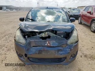 2014 Mitsubishi Mirage DE with VIN ML32A3HJ3EH002325, listed as a Copart auction lot 59822705 with 82,804 mi miles and Salvage title. Bid and sale history available at DreamBid. Image 5.